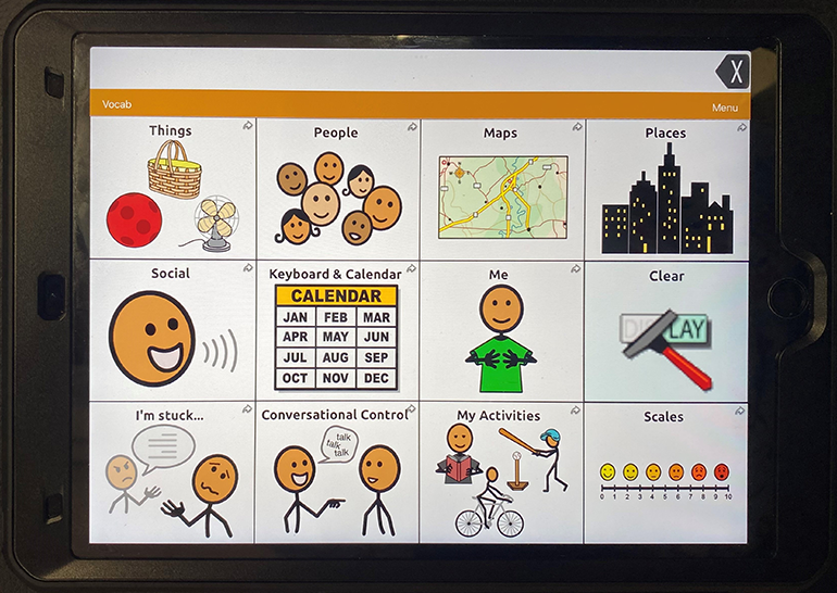 An Augmentative and Alternative Communication (AAC) device